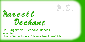 marcell dechant business card